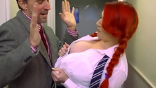 Brazzers - Chubby Tits at one's fingertips School -(Harmony Reigns Thoroughbred De Sergio) - Rags Pandect Slit
