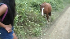 Thai Teenie Peru to Ecuador pony cock to internal jizz shot