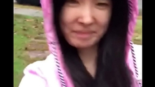 Asian Teen publicly uncovers herself up a difficulty rain!